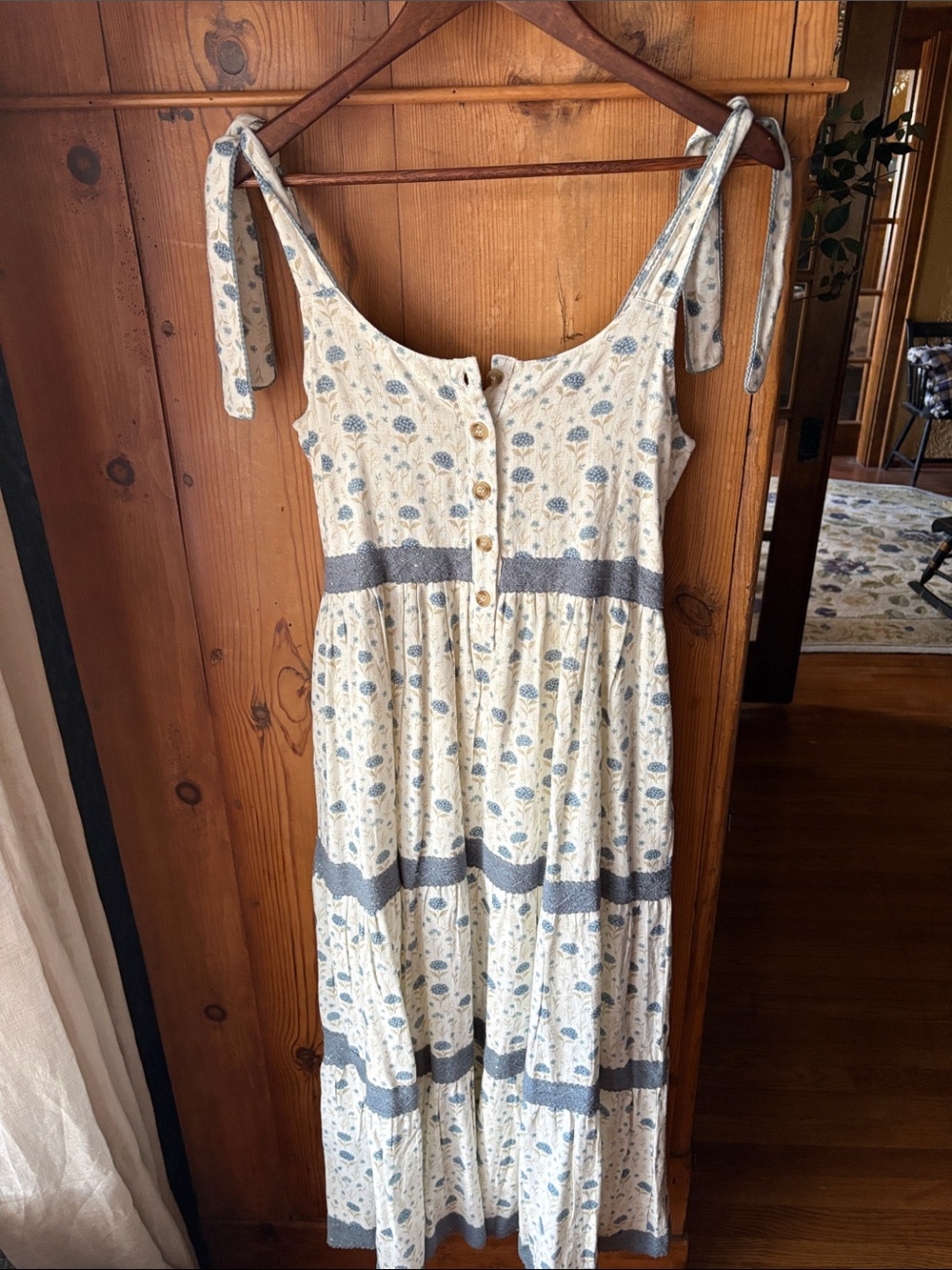 LCW Hydrangea Dress (Cotton/Linen Blend)